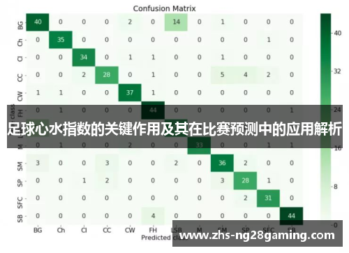 足球心水指数的关键作用及其在比赛预测中的应用解析